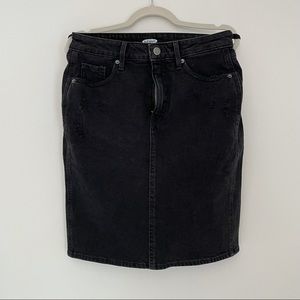 Old Navy, Black Denim, Skirt, Size 4